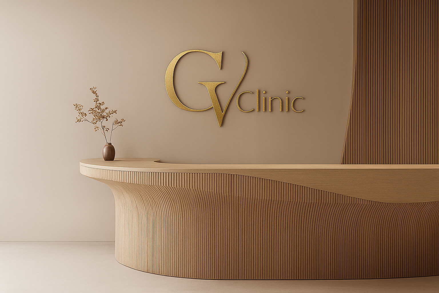 Detalhe de atendimento facial